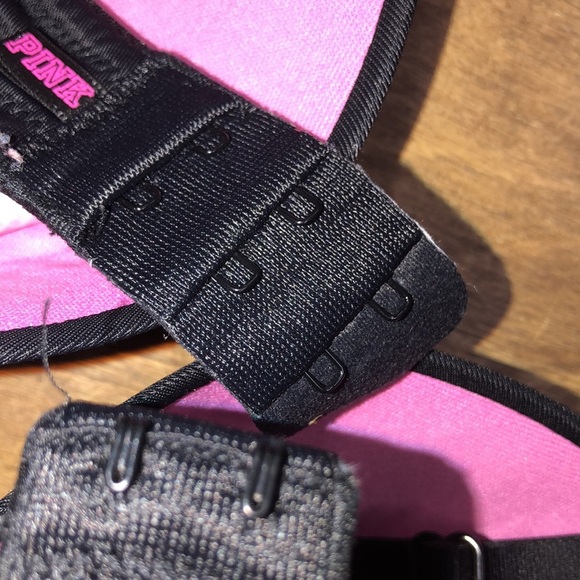 PINK 32DD black padded wear everywhere T-shirt bra - Picture 5 of 5